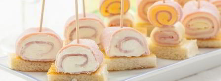 канапе с ветчиной и сыром. Шаг 14