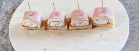 канапе с ветчиной и сыром. Шаг 7