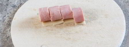 канапе с ветчиной и сыром. Шаг 9