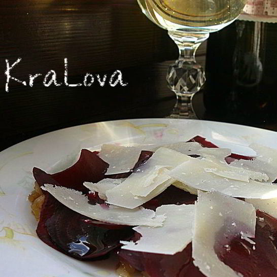 Рецепт карпачча из свеклы