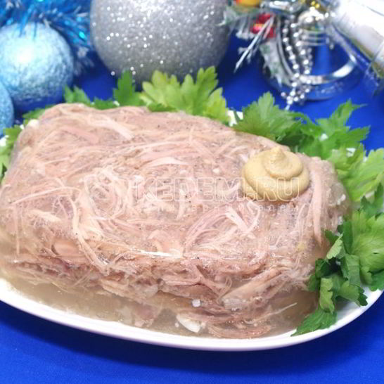 Рецепт холодца домашнего