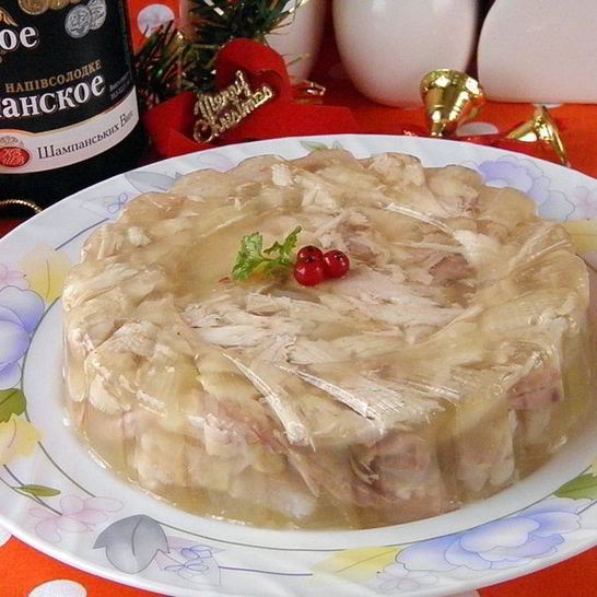 Рецепт холодца из свиных ножек
