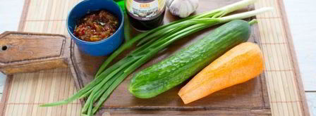 холодная закуска из домашней овсяной лапши. Шаг 23