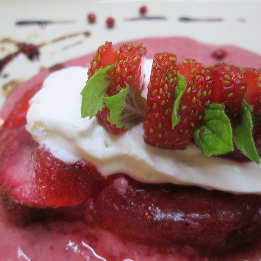 Клубничное карпаччо