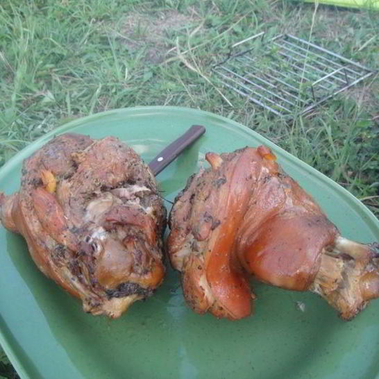 Рецепт копченой рульки