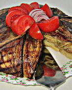 Купол из баклажанов