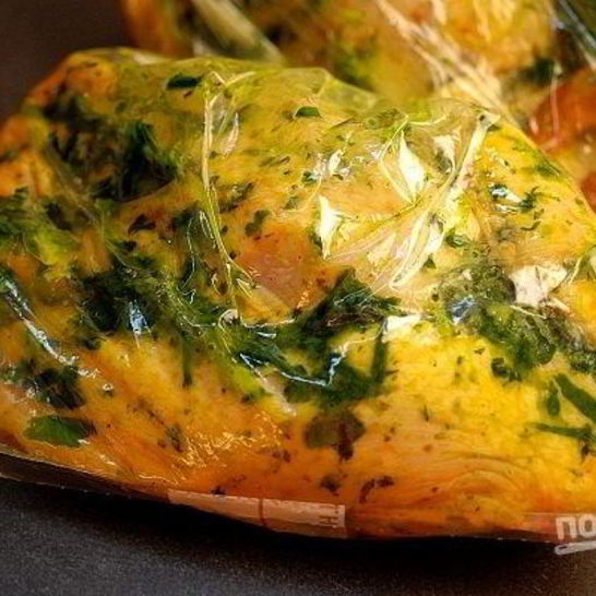 Рецепт курицы, маринованной с чили и шалфеем