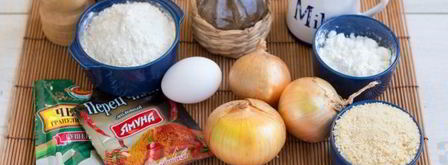 луковые кольца в кляре. Шаг 4