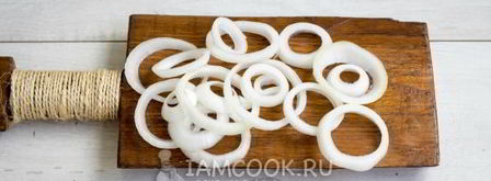 луковые кольца в кляре. Шаг 5