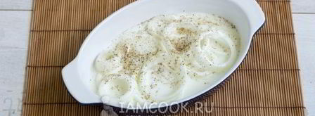 луковые кольца в кляре. Шаг 7