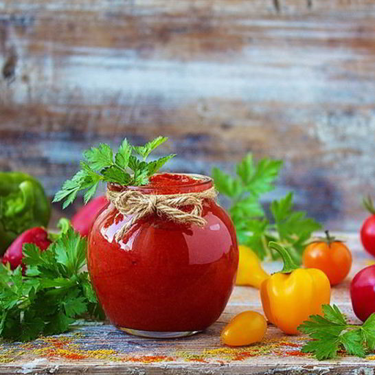 Рецепт лютеницы из жареного перца