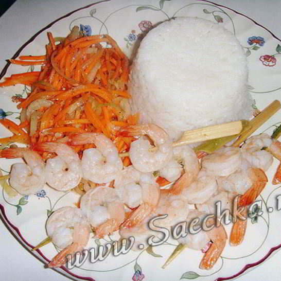 Рецепт маринованных креветок