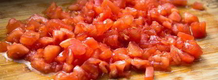 мини-пиццы на баклажане с соусом пассата и сыром джюгас. Шаг 4