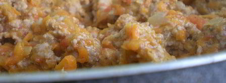 мясной террин с баклажанами и грузинскими специями. Шаг 11