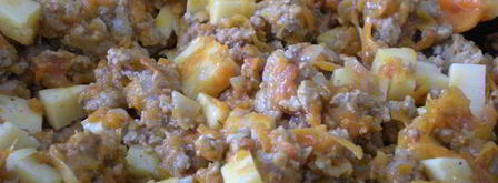 мясной террин с баклажанами и грузинскими специями. Шаг 12