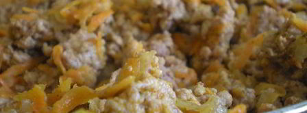 мясной террин с баклажанами и грузинскими специями. Шаг 8