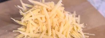 бисквитный омлет с козьим сыром и розмариновым песто. Шаг 5