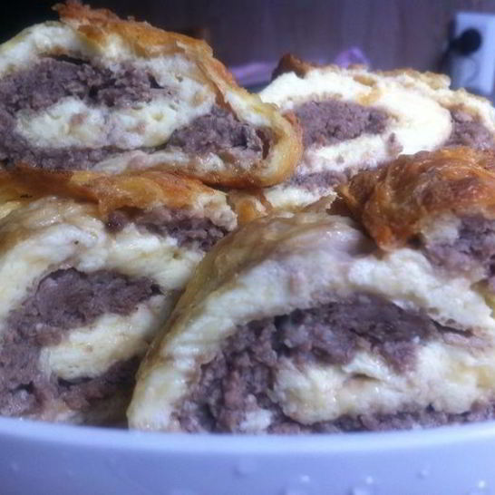 Рецепт фаршированного яичного рулета