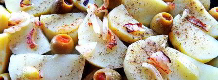 фриттата с картофелем, чечевицей и оливками. Шаг 9