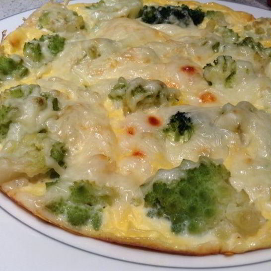 Рецепт фриттаты с романеско и брокколи