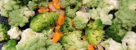 фриттата с романеско и брокколи. Шаг 5