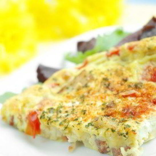 Рецепт фриттаты с цукини, базиликом и пармезаном