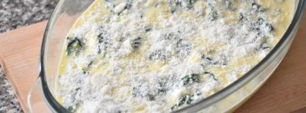 фриттата со шпинатом и сыром. Шаг 8