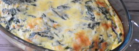 фриттата со шпинатом и сыром. Шаг 9