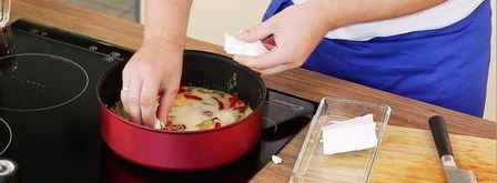 фриттата со сладким перцем и фетой. Шаг 9