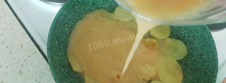 картофельный омлет с вареной колбасой. Шаг 2