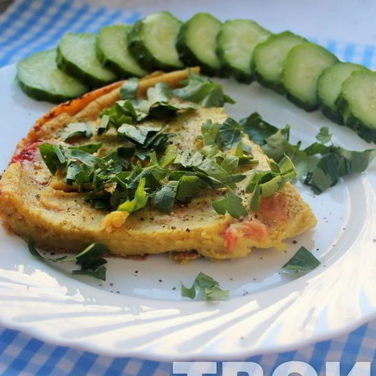 Рецепт омлета из нутовой муки