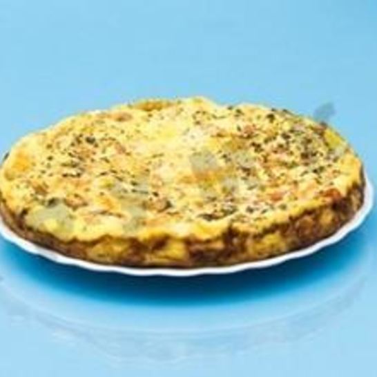 Рецепт омлета микс со свининой и помидорами черри