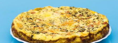 омлет микс со свининой и помидорами черри. Шаг 10