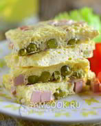 Омлет на сковороде