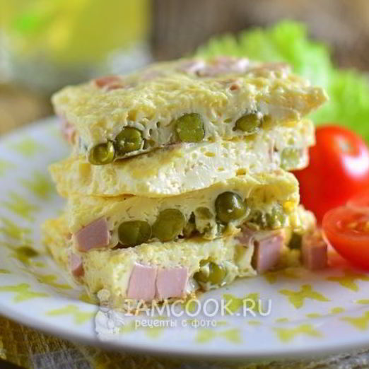 Омлет на сковороде