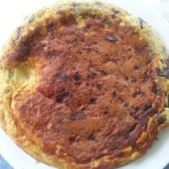 Рецепт омлета с баклажанами