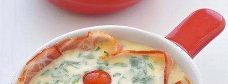 омлет с беконом в порционных формочках. Шаг 6