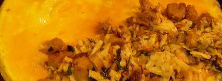 омлет с белыми грибами и эстрагоном по-французски. Шаг 8