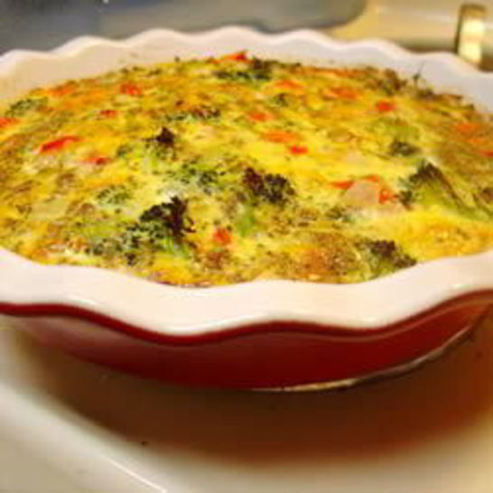 Рецепт омлета с брокколи и чечевицей