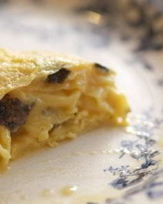 Омлет с черным трюфелем