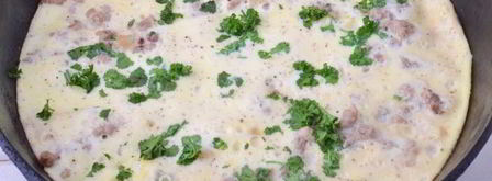 омлет с фаршем по дюкану. Шаг 7