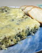 Омлет с грибами и картофелем