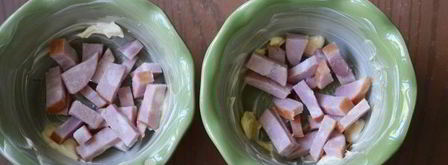 омлет с колбасой и помидорами в духовке. Шаг 6