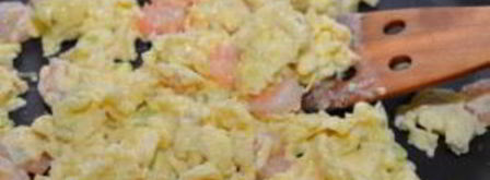 омлет с креветками. Шаг 7