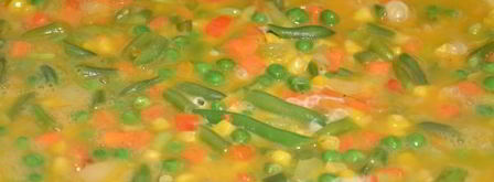 омлет с мексиканской овощной смесью. Шаг 5