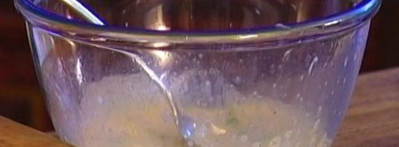 омлет с мятой и зеленым горошком. Шаг 3