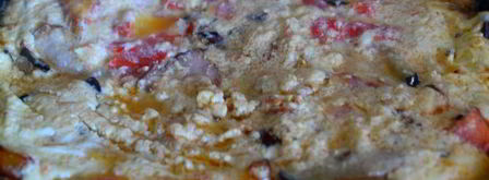 омлет с овощами и ветчиной. Шаг 4