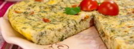 омлет с помидорами и картофелем. Шаг 9