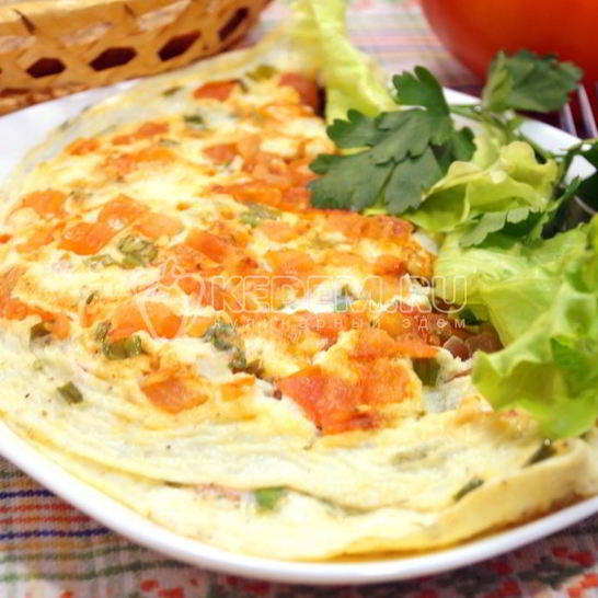 Рецепт омлета с помидорами неаполитанский