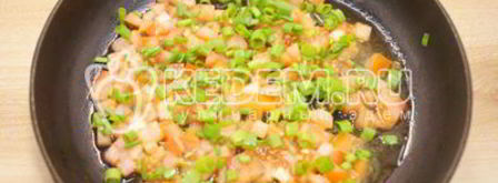 омлет с помидорами неаполитанский. Шаг 5